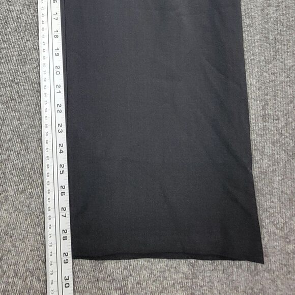 Pretty Garden Pants Womens XL Black Pleated Relaxed Fit Wide Leg Elastic Waist - Picture 6 of 13